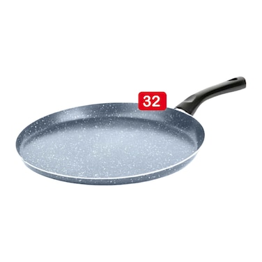 Granite Crepe Pan - Size 32 - Gray