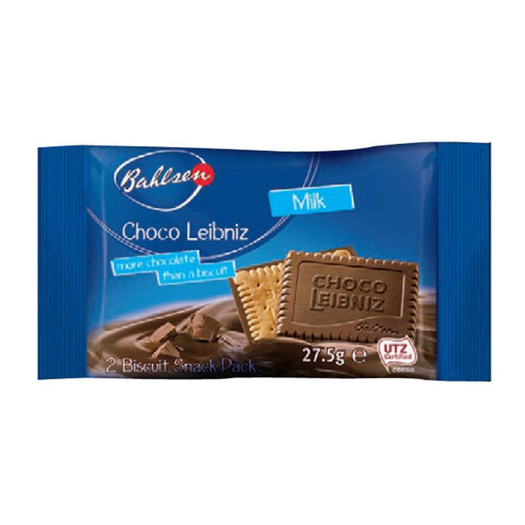 Buy Bahlsen Choco Leibniz Milk Chocolate Biscuit - 27.5g - 2 Pieces ...