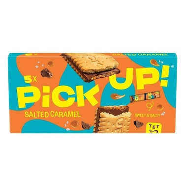 Pick Up Salted Caramel Biscuit - 28g - 5 Pieces