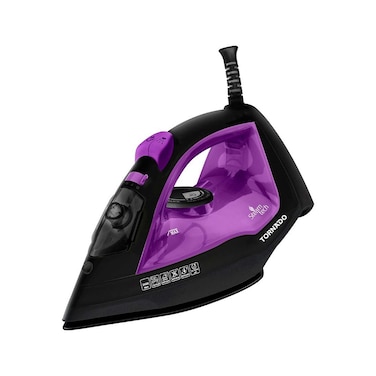 Tornado Steam Iron 2400 Watt Ceramic Soleplate - Violet - TST-2400NC
