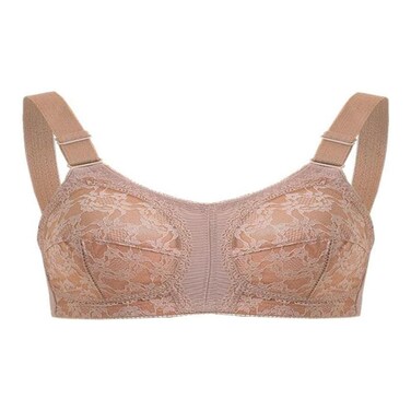حمالة صدر لاسو لاسين دانتيل كب دي - مقاس 42 - بيج