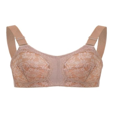 حمالة صدر لاسو لاسين دانتيل كب دي - مقاس 44 - بيج