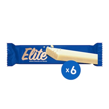 ويفر الشوكولاتة البيضاء ايليت - 35 جرام - 6 قطع