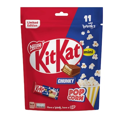 شوكولاتة نستله كيت كات شانكي ميني بوب كورن - 182.6 جرام