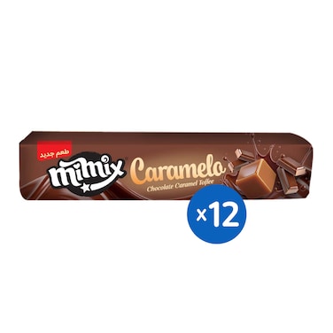 توفى كراميل الشوكولاته دولتشي ميميكس - 9 قطع - عبوة من 12 قطعة