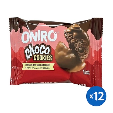 كوكيز الشوكولاتة اونيرو المغطى بالشوكولاتة - 12 قطعة
