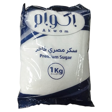 سكر أبيض اكوام - 1 كجم