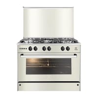 Unionaire Gas Cooker 90 Cm 5 Burners - Silver - C69SSGC447IFDSMAX