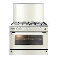 Unionaire Gas Cooker - 5 Burners - Silver - C69SSGC447FDSM13AL