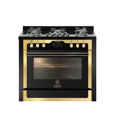 بوتجاز غاز يونيون اير 5 شعلة 90 سم - اسود و نحاسي - C69GB1GC383ICPS2FPC2WAL