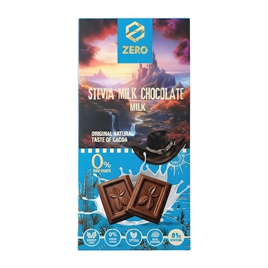 Zero Stevia Milk Chocolate - 85 gm