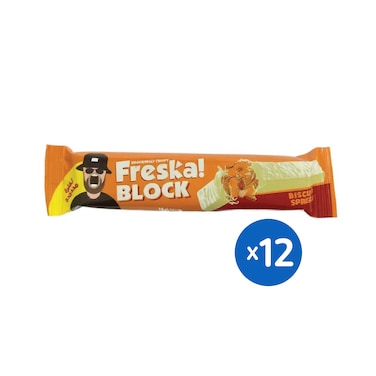 ويفر فرسكا بلوك بسبريد البسكويت - 12 قطعة