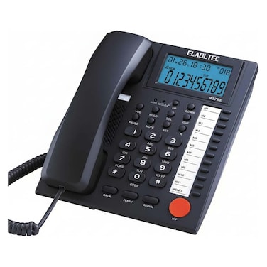 تيليفون مكتب سلكي العدل تك مع خاصية عرض هوية المتصل - أسود - 927BE