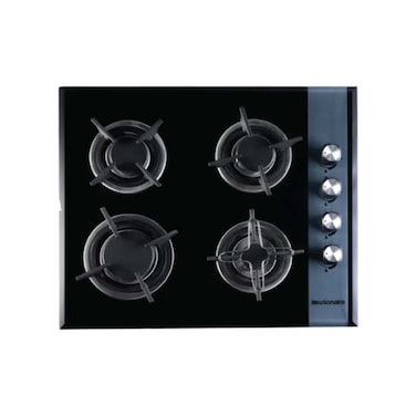 Unionaire Built-In Hob 4 Burners 60 Cm - Black - BH5060B8SMD