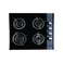 Unionaire Built-In Hob 4 Burners 60 Cm - Black - BH5060B8SMD