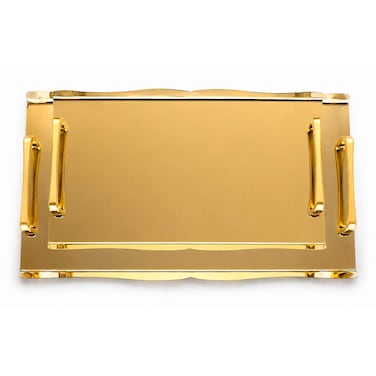 Glory Stainless Steel Tray Set - 2 Pieces