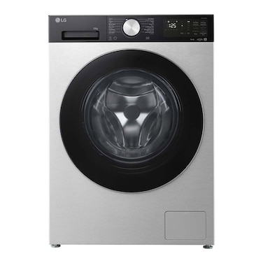 غسالة إل جي أوتوماتيك سمارت تحميل أمامي - 10 كجم - فضى - F4X5RYG23