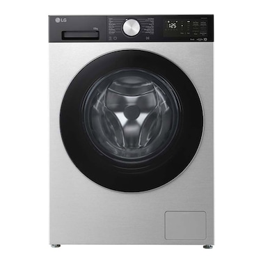غسالة إل جي أوتوماتيك سمارت تحميل أمامي - 10 كجم - فضى - F4X5RYG23