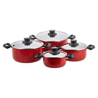 طقم حلل تيفال تيمبو - 8 قطع - 20-28 سم