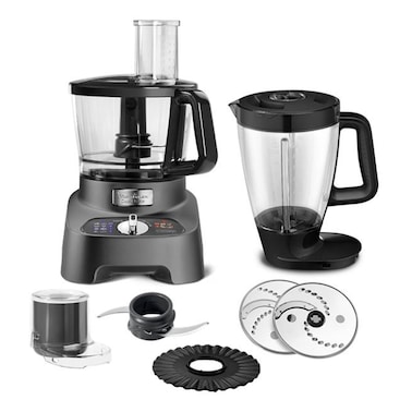 Moulinex Food Processor 23 Functions Double Force - Black - FP8230EG