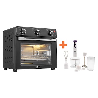 فرن كهربائي أي دو مع خاصية اير فراير 28 لتر - TOAF28 + هاند بلندر 400 واط 800 مل - HBLG400