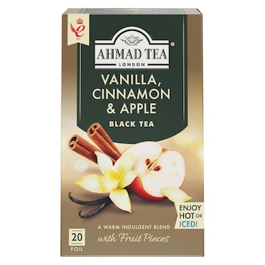 شاي أحمد تي بالفانيليا والقرفة والتفاح - 20 فتلة