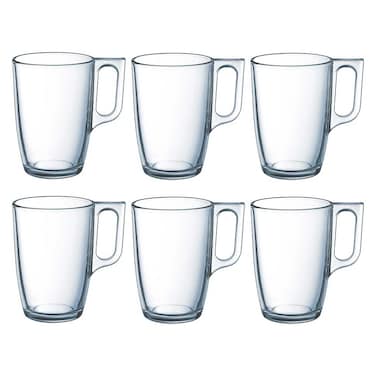 طقم مجات زجاجية لومينارك نويفو - 320 مل - 6 قطع