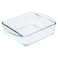 Borcam Rectangular Oven Dish with Lid - 1080 ml