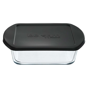 Borcam Rectangular Oven Dish with Lid - 1080 ml
