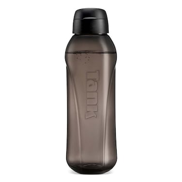 زجاجة مياه تانك جو بلاستيك خالية من مادة BPA - سعة 800 مل - أسود