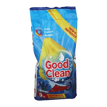 Good Clean Automatic Powder Detergent with Lavender Scent - 9 Kg