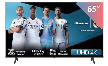 تليفزيون هايسنس 65 بوصة 4K فائق الدقة سمارت بريسيفر مدمج - 65A6N