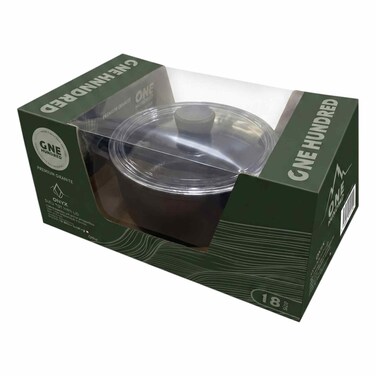 One Hundred Onyx Granite Pot - 18 cm