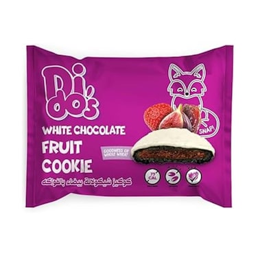 بسكويت ديدو بالفواكه والشوكولاتة البيضه - 16 جرام
