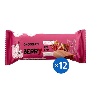 Didos Chocolate Berry Oat Bar - 55 gm - 12 Pieces