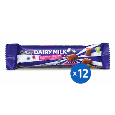 Cadbury Dairy Milk Marvelous Creations with Jelly Popping Candy - 19 gram - 12 Bar