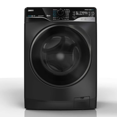 غسالة ملابس زانوسي 9 كجم تحميل أمامي ديجيتال انفرتر - اسود - ZWF9221DR7