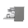 LG QuadWash Dishwasher 14 Place Settings 8 Programs Digital - Silver - DFC513FVE