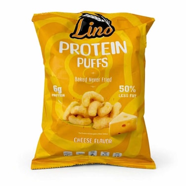 Lino Snacks Protein Puffs with Cheese - 30 gm