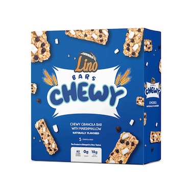 Lino Chewy Granola Bar with Marshmallow - 24 gm - 6 Pieces