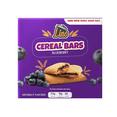 Lino Cereal Bars with Blueberry - 24 gm - 6 Pieces
