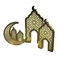 Ramadan Decorative Set - Crescent and Mosque Illuminated Decor
