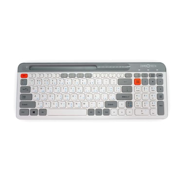 لوحة مفاتيح لاسلكية زيرو تيك - رمادي - ZPCK-WLLWK