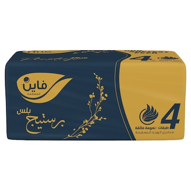 مناديل وجه ناعمة فاين برستيج - 4 طبقات - 500 منديل