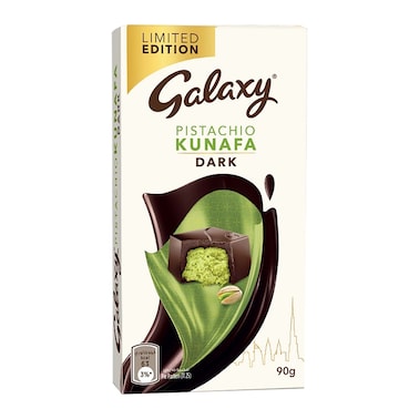 Galaxy Pistachio Kunafa Dark Chocolate - 90gm