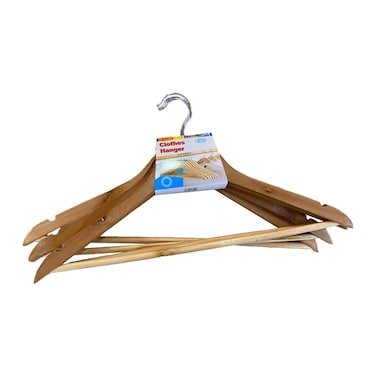 Wooden Clothes Hangers - 3 Pieces