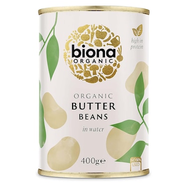 فاصوليا الزبدة العضوية بيونا - 400 جرام