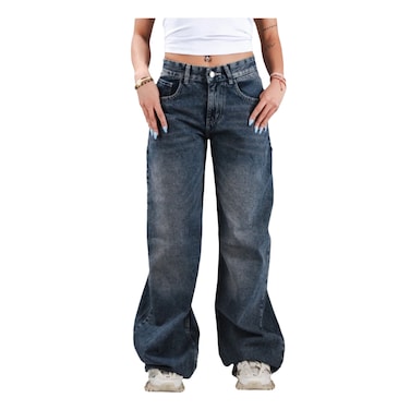 LC WOMEN DENIM PANT LWAIST D-BLUE34