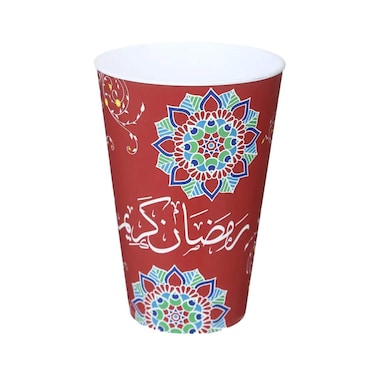 Elite Ramadan Paper Cup Set - 25 Pieces