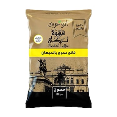 قهوة خفيفة بالهيل و الحبهان أبو عوف - 100 جرام